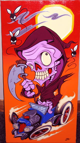 Tattoos - death in a roadster - 12909